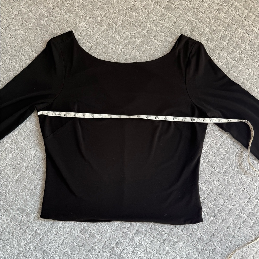 Eliza J | Elegant Top | Black | L - Picture 6 of 7
